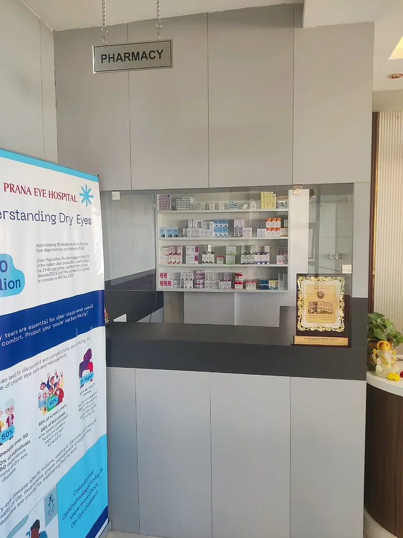 Pharmacy, Prana Eye Hospital