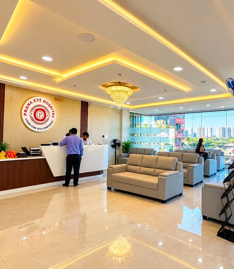 Inside Prana Eye Hospital
