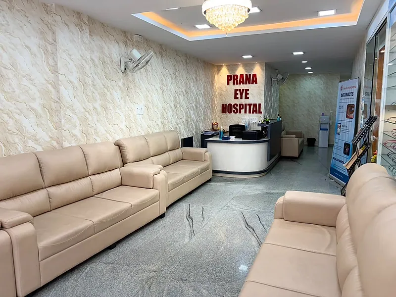 Waiting area, Prana Eye Hospital